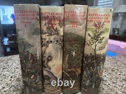 Batailles et dirigeants de la guerre de Sécession Ensemble en quatre volumes reliés Castle Books
