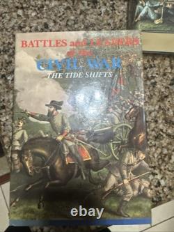 Batailles et dirigeants de la guerre de Sécession Ensemble en quatre volumes reliés Castle Books
