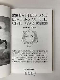 Batailles et leaders de la guerre civile 8 volumes Édition Grant-Lee 1ère édition LN HC