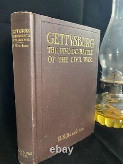 Beecham, R. K. Gettysburg, La bataille pivotale de la guerre civile