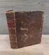 Bible Sainte C1830 Antique Pré-guerre Civile Stéréotypée Par E. White Cuir Ancien