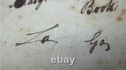 Bible Sainte de la Société Américaine de 1858 La Grange Géorgie Milice Nancy Hart Guerre Civile