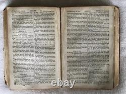 Bible Sainte de la Société Américaine de 1858 La Grange Géorgie Milice Nancy Hart Guerre Civile