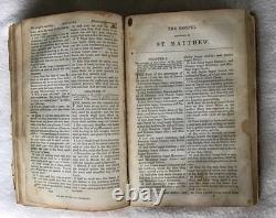 Bible Sainte de la Société Américaine de 1858 La Grange Géorgie Milice Nancy Hart Guerre Civile
