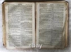 Bible Sainte de la Société Américaine de 1858 La Grange Géorgie Milice Nancy Hart Guerre Civile