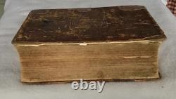 Bible Sainte de la Société Américaine de 1858 La Grange Géorgie Milice Nancy Hart Guerre Civile