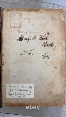 Bible Sainte de la Société Américaine de 1858 La Grange Géorgie Milice Nancy Hart Guerre Civile