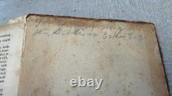 Bible Sainte de la Société Américaine de 1858 La Grange Géorgie Milice Nancy Hart Guerre Civile
