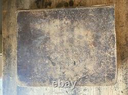 Bible Sainte en cuir antique grande de 1848, avant la guerre de Sécession, Société Biblique de New York
