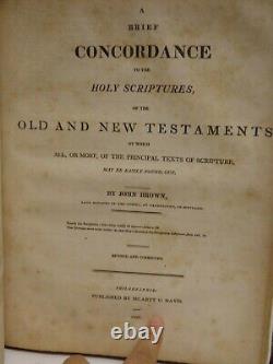 Bible de famille de Philadelphie de 1831 : propriétaires d'esclaves/vétérans de la guerre civile/famille Reamer