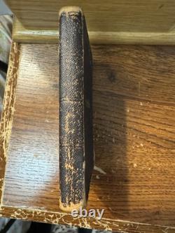 Bible de poche 1863 époque de la guerre de Sécession. L'Évangile selon Saint Luc
