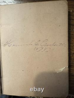 Bible de poche 1863 époque de la guerre de Sécession. L'Évangile selon Saint Luc
