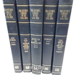 Bibliothèque du Collectionneur de la Guerre Civile Time Life Books - 30 livres reliés en cuir