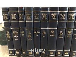 Bibliothèque du collectionneur de livres en cuir de la Guerre Civile - Life Books 28 livres reliés en cuir