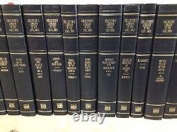 Bibliothèque du collectionneur de livres en cuir de la Guerre Civile - Life Books 28 livres reliés en cuir
