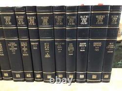 Bibliothèque du collectionneur de livres en cuir de la Guerre Civile - Life Books 28 livres reliés en cuir