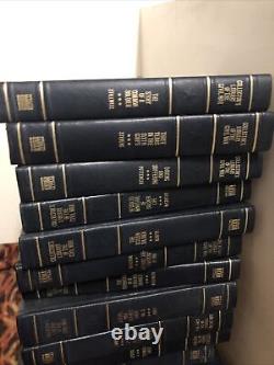 Bibliothèque du collectionneur de livres en cuir de la guerre civile - 25 nouveaux livres reliés en cuir