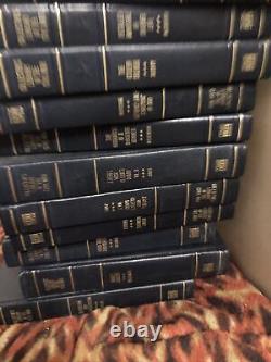 Bibliothèque du collectionneur de livres en cuir de la guerre civile - 25 nouveaux livres reliés en cuir