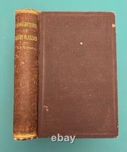 Biographie, Henry Watkins Allen, Sarah A. Dorsey, Guerre Civile, 1er Edn 1866