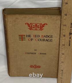 CRANE, Stephen L'insigne rouge du courage. D. Appleton & Co, 1896 - ÉDITION PRÉCOCE