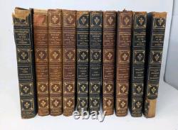 CUIR DELUXE 10 Vol. Miller 1912 Histoire Photographique de la Guerre Civile