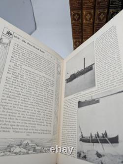 CUIR DELUXE 10 Vol. Miller 1912 Histoire Photographique de la Guerre Civile