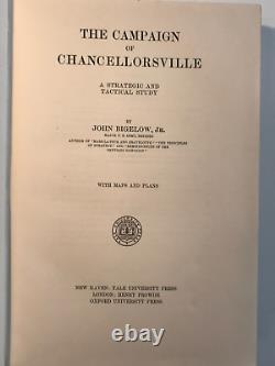 Campagne de Chancellorsville, 1910, Bigelow, Ltd ED #907, Signé, Guerre civile.