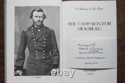 Campagne de Vicksburg signée par Ed Bearss, guerre civile, tout nouveau