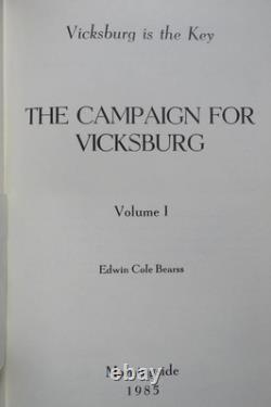 Campagne de Vicksburg signée par Ed Bearss, guerre civile, tout nouveau
