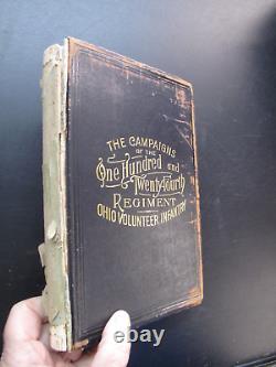 Campagnes du 124e Régiment d'Infanterie Volontaire de l'Ohio Roster 1894 Portraits de la Guerre Civile