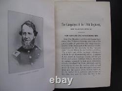 Campagnes du 124e Régiment d'Infanterie Volontaire de l'Ohio Roster 1894 Portraits de la Guerre Civile
