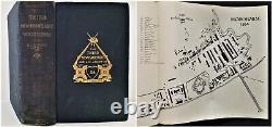 Cartes historiques de la guerre civile antiques de 1893, généalogie du troisième régiment d'infanterie du New Hampshire