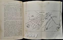 Cartes historiques de la guerre civile antiques de 1893, généalogie du troisième régiment d'infanterie du New Hampshire