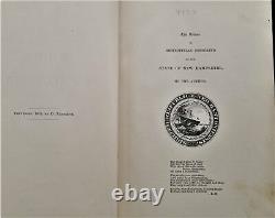 Cartes historiques de la guerre civile antiques de 1893, généalogie du troisième régiment d'infanterie du New Hampshire