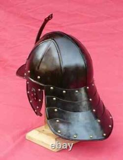 Casque à pot à queue de homard médiéval Réplique de l'époque de la Guerre civile anglaise Cadeau parfait