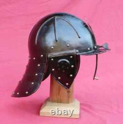 Casque médiéval en forme de queue de homard de l'époque de la guerre civile anglaise, idéal pour les cadeaux