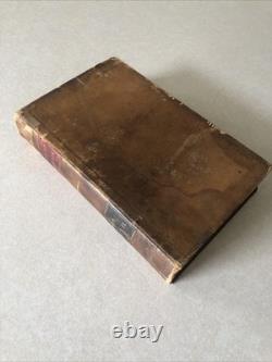 Code de Virginie de 1849 Partie II Livre Juridique d'État en Cuir Antique Droit Avant la Guerre Civile