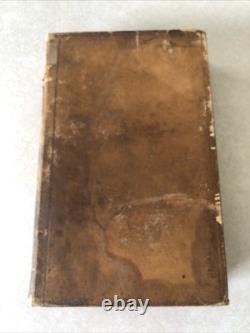 Code de Virginie de 1849 Partie II Livre Juridique d'État en Cuir Antique Droit Avant la Guerre Civile