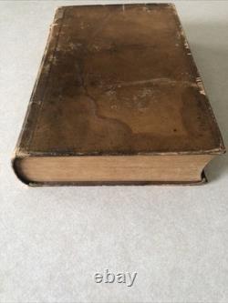 Code de Virginie de 1849 Partie II Livre Juridique d'État en Cuir Antique Droit Avant la Guerre Civile