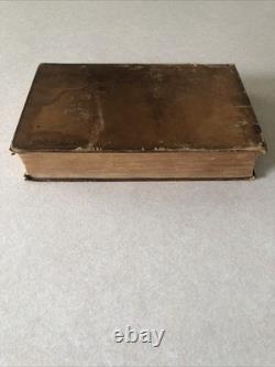 Code de Virginie de 1849 Partie II Livre Juridique d'État en Cuir Antique Droit Avant la Guerre Civile