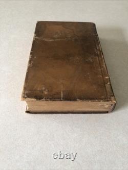 Code de Virginie de 1849 Partie II Livre Juridique d'État en Cuir Antique Droit Avant la Guerre Civile