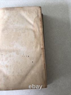 Code de Virginie de 1849 Partie II Livre Juridique d'État en Cuir Antique Droit Avant la Guerre Civile
