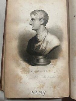 Commentaires de César 1837 Livre - Bibliothèque du Général George Ramsey Guerre Civile - RARE