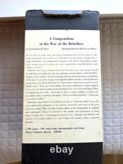 Compendium de la guerre de Sécession, 3 vol. relié, coffret, Frederick Dyer