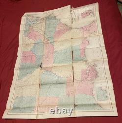 Conflit Américain vol 1 1776/1862 & vol 2 avec la carte du théâtre de la guerre RARE
