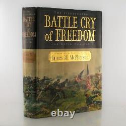 Cri de guerre de la liberté : Un passionnant livre sur la guerre civile de James M. McPherson, relié en dur.