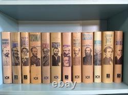 DIRIGEANTS ET GÉNÉRAUX CONFÉDÉRÉS Ensemble de 12 volumes Konecky K&K Bibliothèque de la Guerre Civile