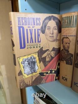 DIRIGEANTS ET GÉNÉRAUX CONFÉDÉRÉS Ensemble de 12 volumes Konecky K&K Bibliothèque de la Guerre Civile