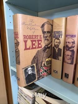 DIRIGEANTS ET GÉNÉRAUX CONFÉDÉRÉS Ensemble de 12 volumes Konecky K&K Bibliothèque de la Guerre Civile
