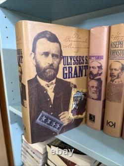 DIRIGEANTS ET GÉNÉRAUX CONFÉDÉRÉS Ensemble de 12 volumes Konecky K&K Bibliothèque de la Guerre Civile